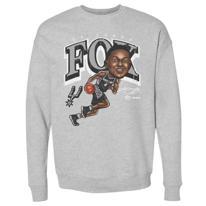 De'Aaron Fox San Antonio Spurs Cartoon WHT sold by 500 Level
