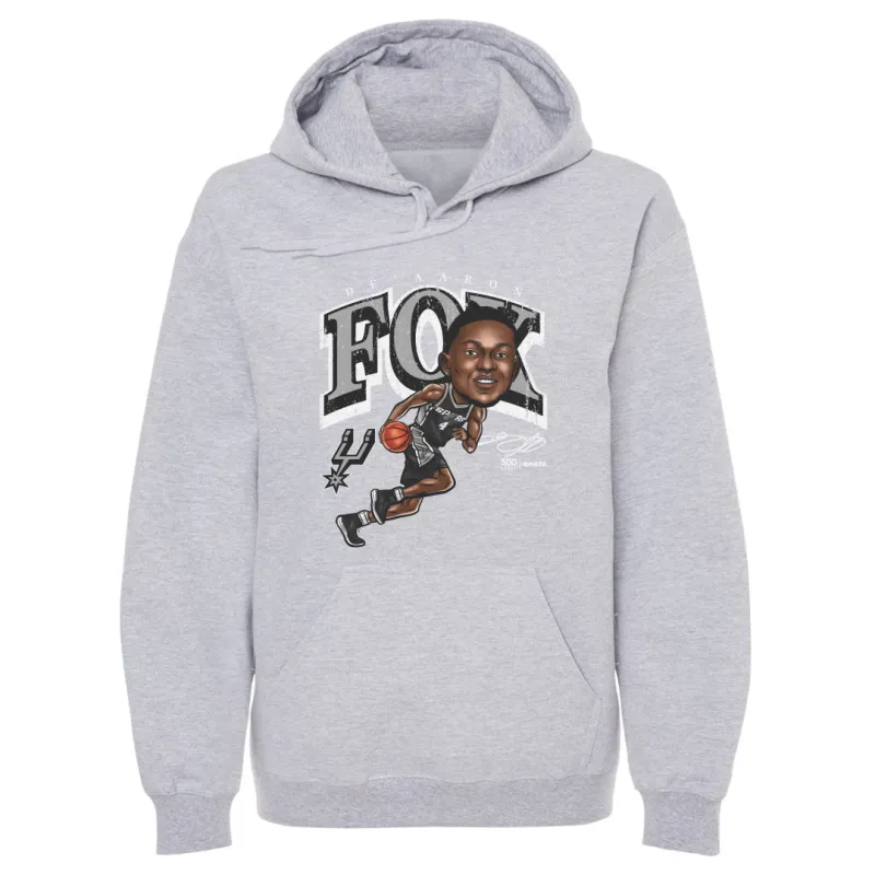 De'Aaron Fox San Antonio Spurs Cartoon WHT sold by 500 Level