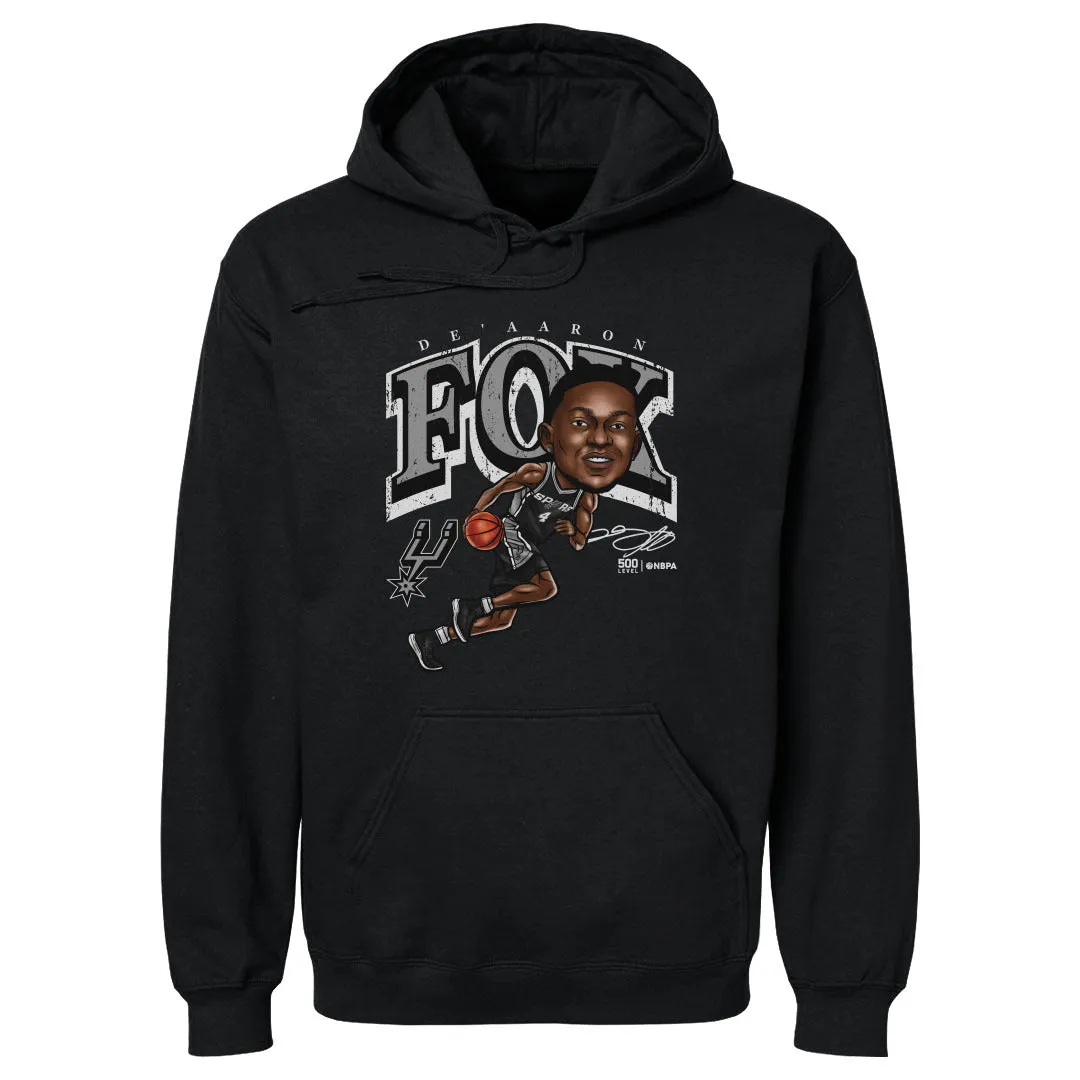 De'Aaron Fox San Antonio Spurs Cartoon WHT sold by 500 Level product image thumbnail 2