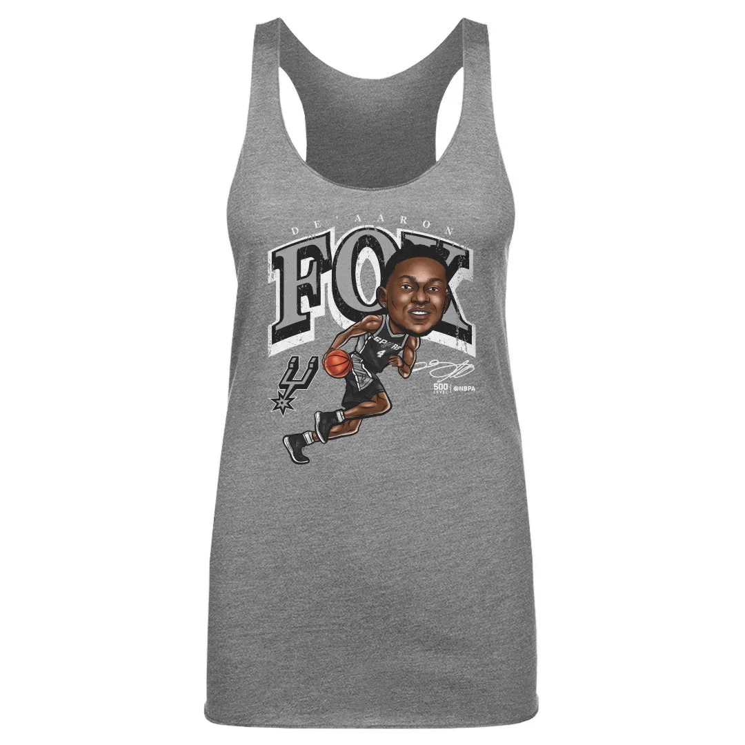 De'Aaron Fox San Antonio Spurs Cartoon WHT sold by 500 Level product image thumbnail 2
