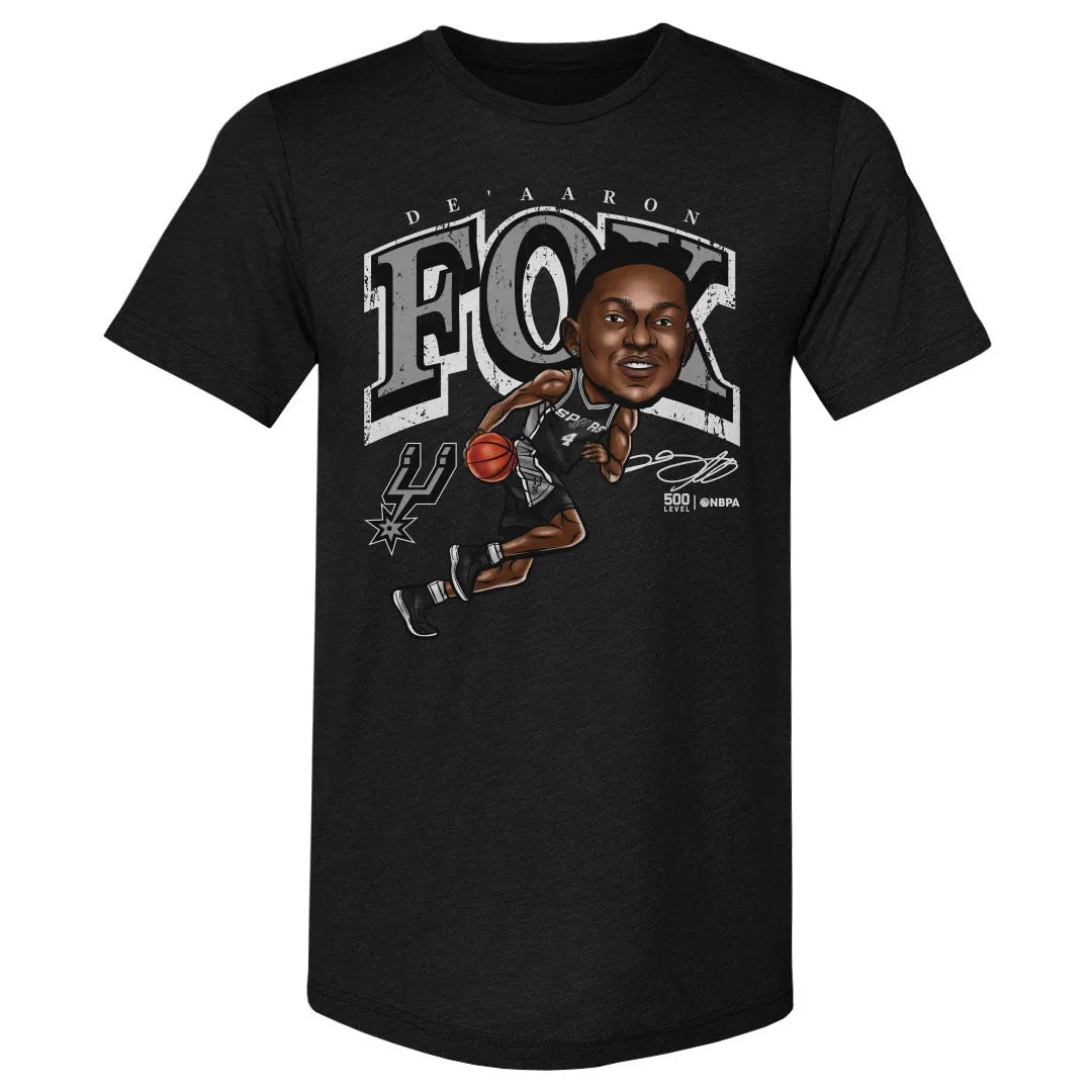 De'Aaron Fox San Antonio Spurs Cartoon WHT sold by 500 Level