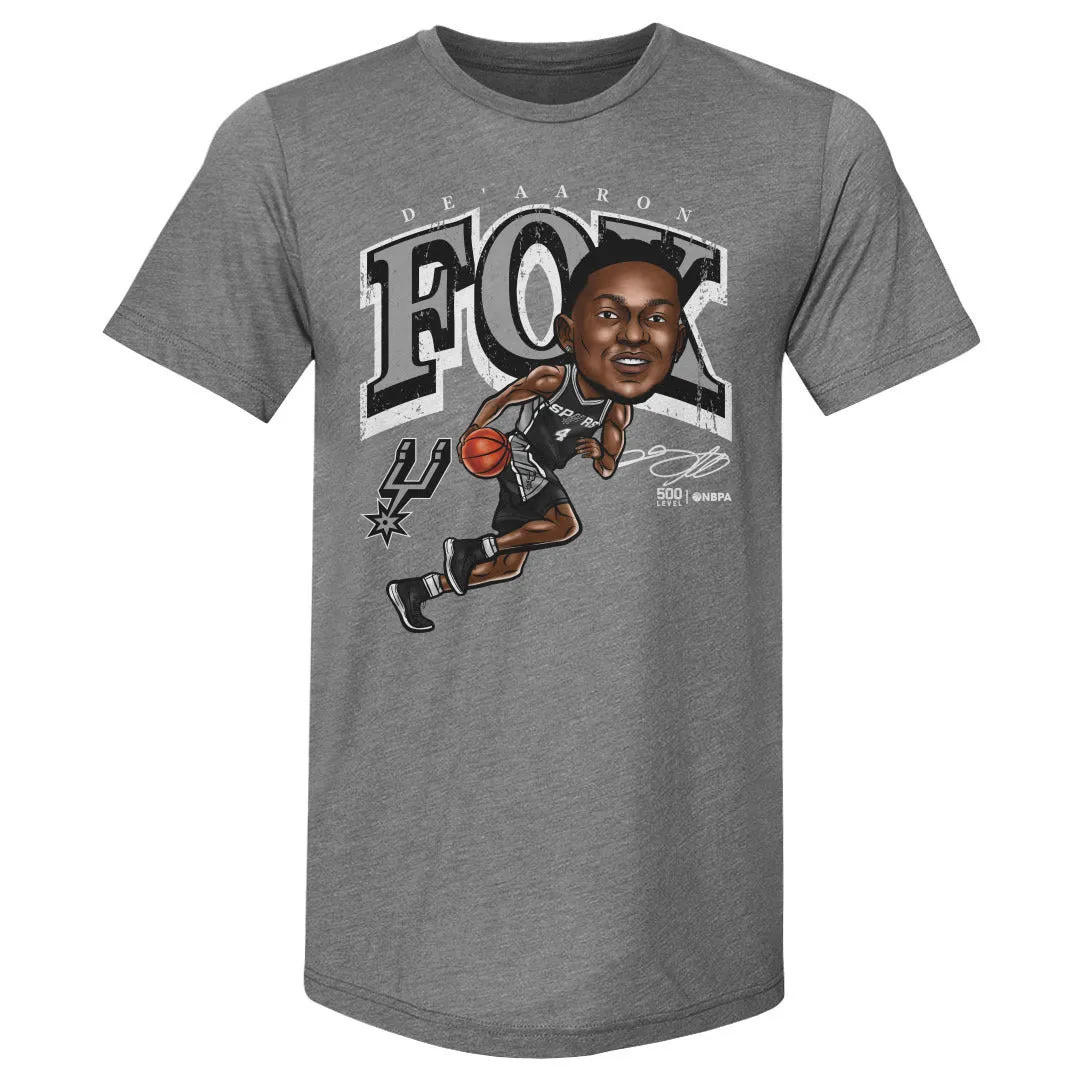 De'Aaron Fox San Antonio Spurs Cartoon WHT sold by 500 Level product image thumbnail 2