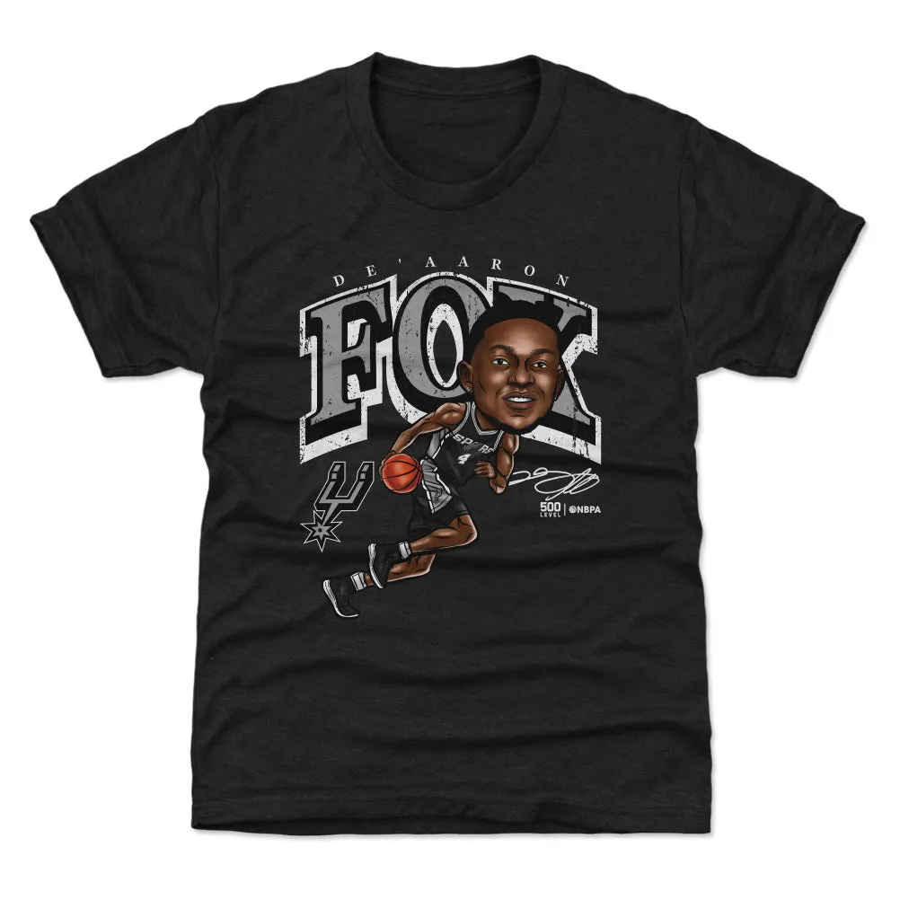 De'Aaron Fox San Antonio Spurs Cartoon WHT sold by 500 Level product image thumbnail 2