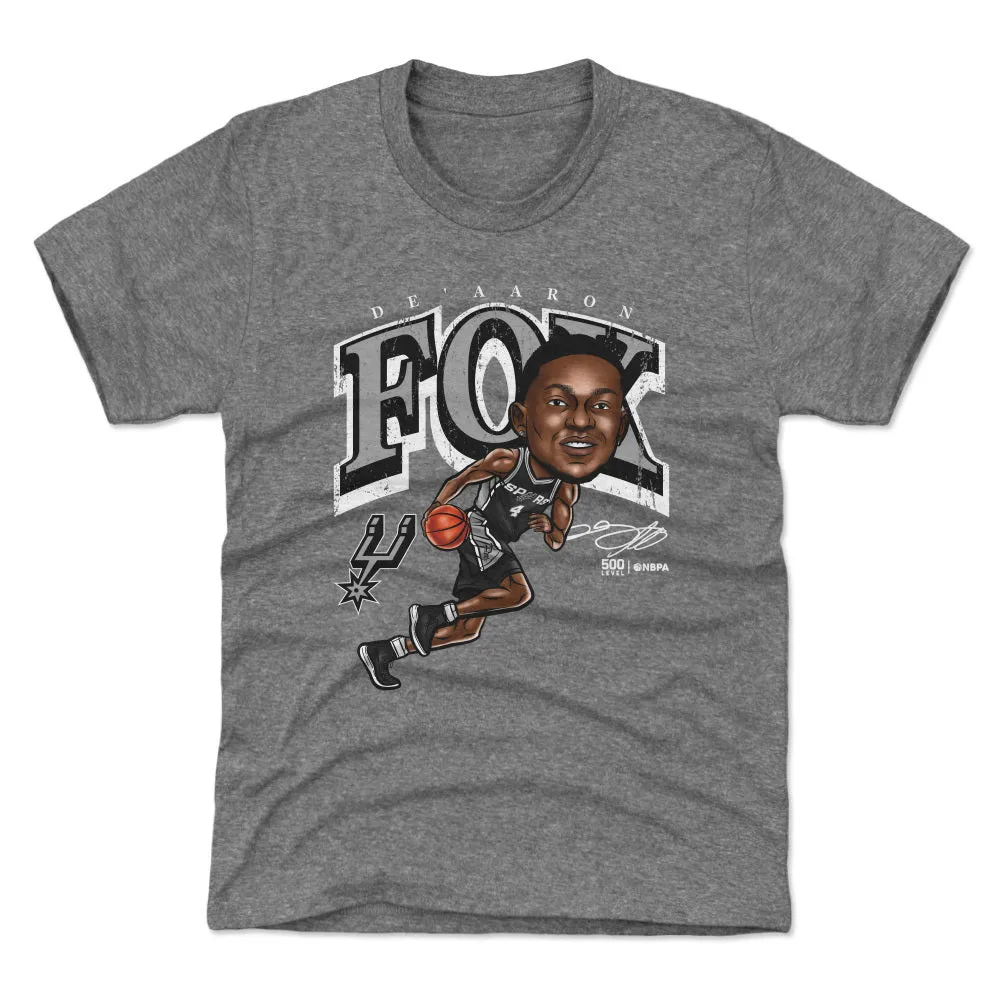 De'Aaron Fox San Antonio Spurs Cartoon WHT sold by 500 Level