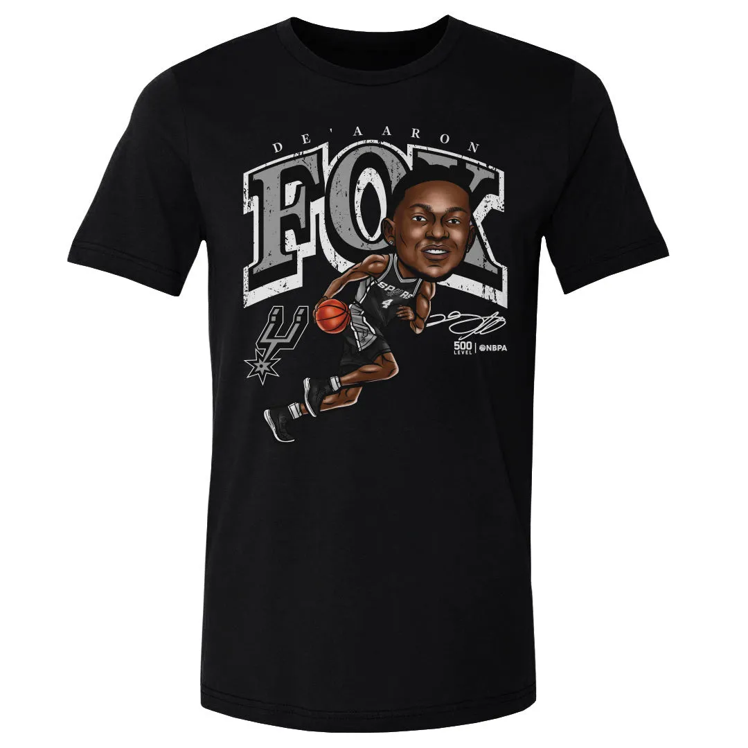 De'Aaron Fox San Antonio Spurs Cartoon WHT sold by 500 Level