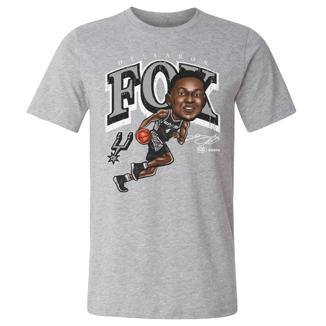 De'Aaron Fox San Antonio Spurs Cartoon WHT sold by 500 Level product image thumbnail 2