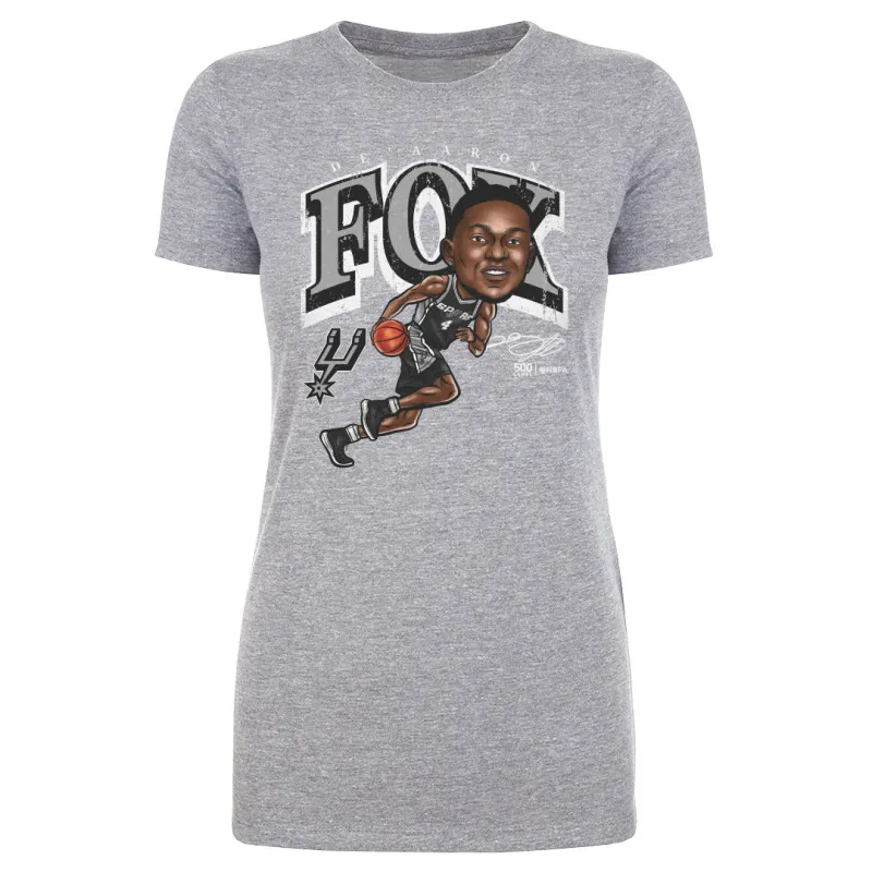 De'Aaron Fox San Antonio Spurs Cartoon WHT sold by 500 Level