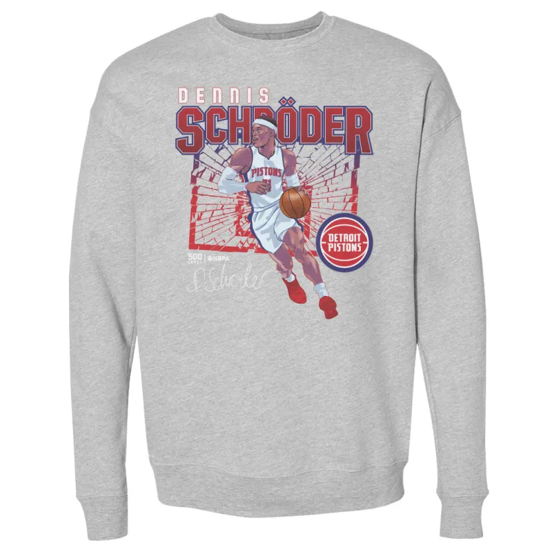Dennis Schroder Detroit Pistons Shattered WHT sold by 500 Level
