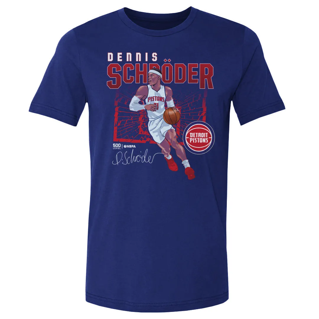 Dennis Schroder Detroit Pistons Shattered WHT sold by 500 Level