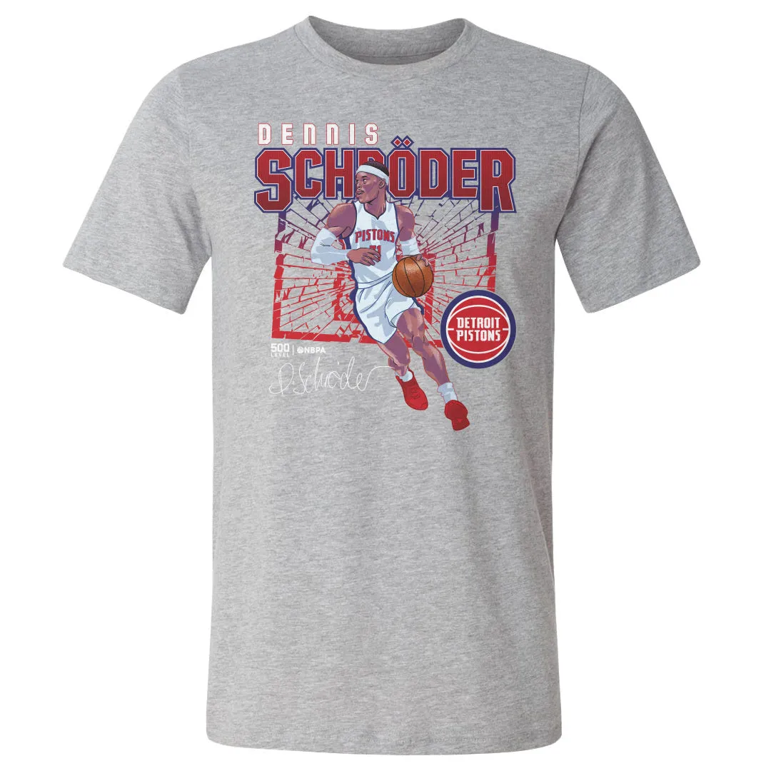 Dennis Schroder Detroit Pistons Shattered WHT sold by 500 Level product image thumbnail 2