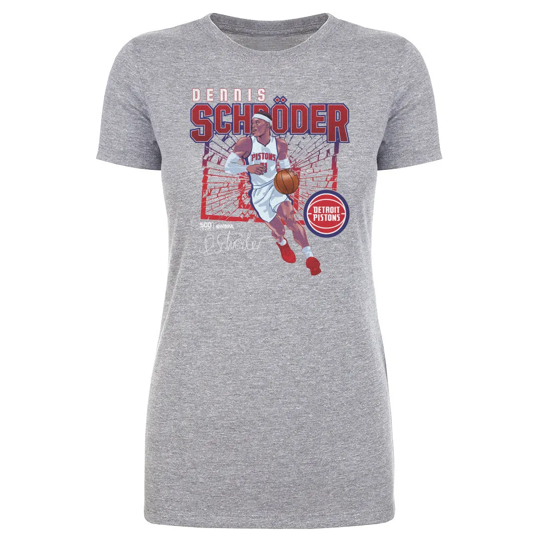 Dennis Schroder Detroit Pistons Shattered WHT sold by 500 Level product image thumbnail 2