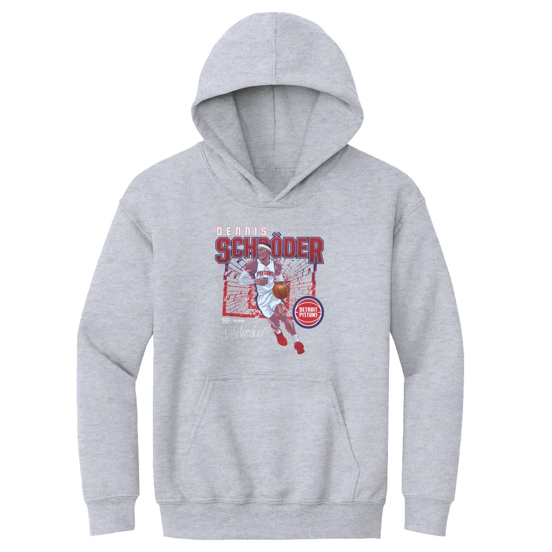 Dennis Schroder Detroit Pistons Shattered WHT sold by 500 Level