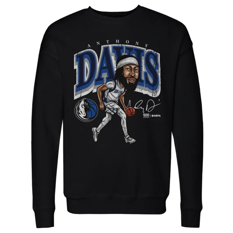 Anthony Davis Dallas Mavericks Cartoon WHT sold by 500 Level