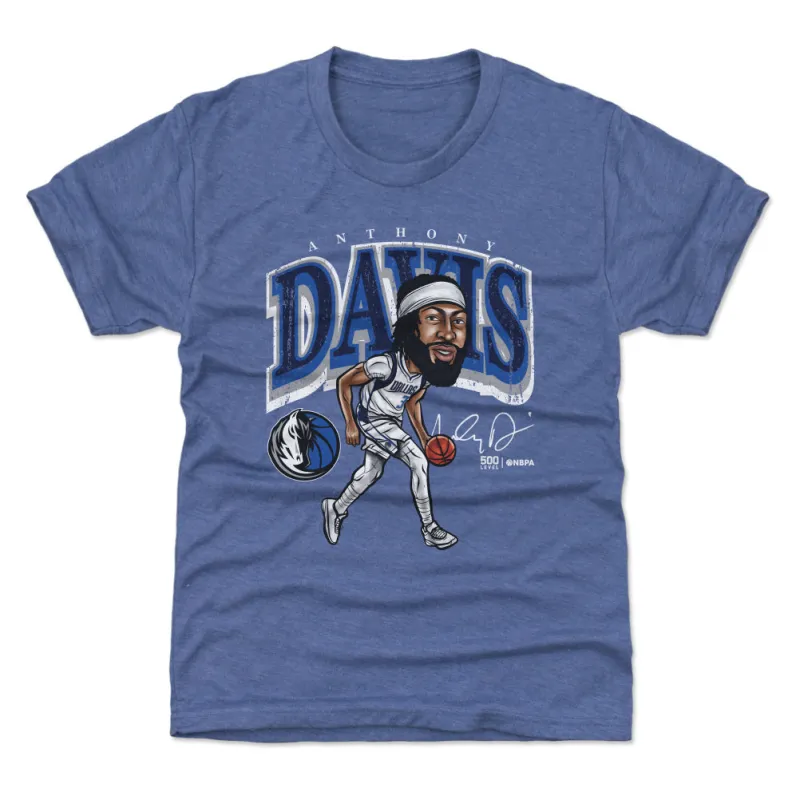 Anthony Davis Dallas Mavericks Cartoon WHT sold by 500 Level