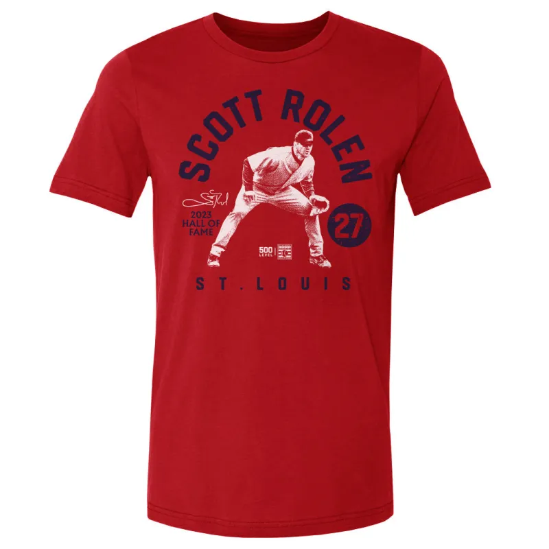 Scott Rolen St. Louis Retro Arc WHT sold by 500 Level