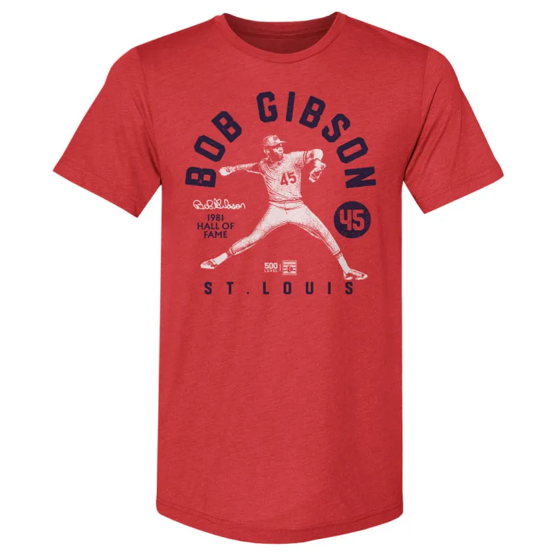 Bob Gibson St. Louis Retro Arc WHT sold by 500 Level