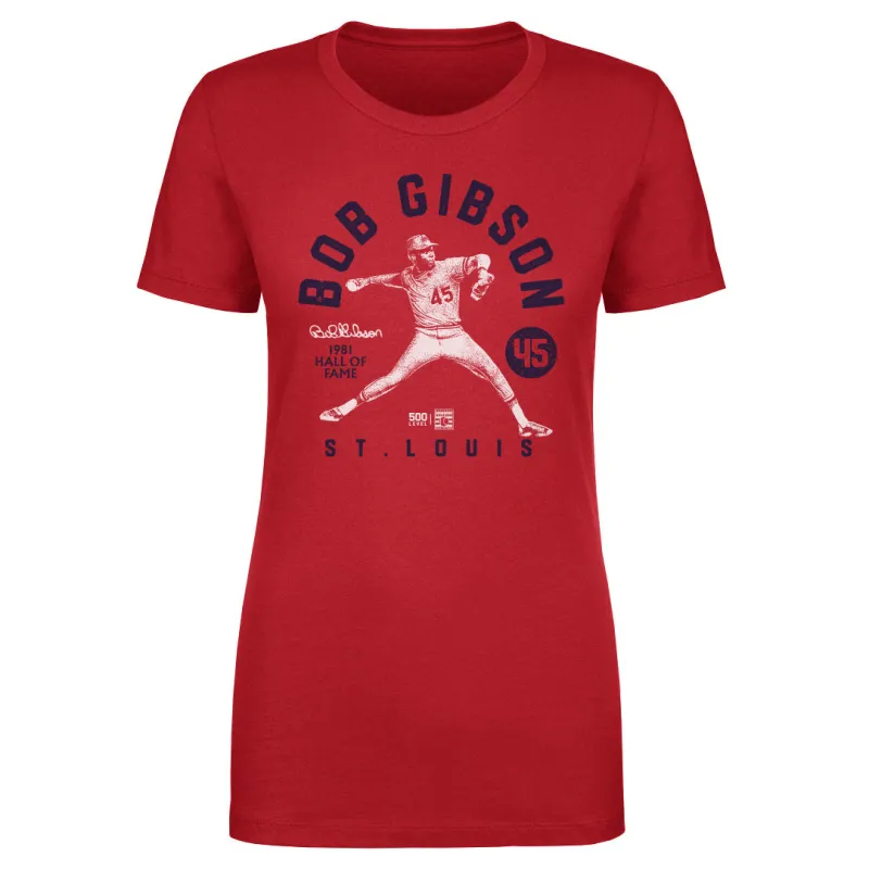 Bob Gibson St. Louis Retro Arc WHT made by 500 Level
