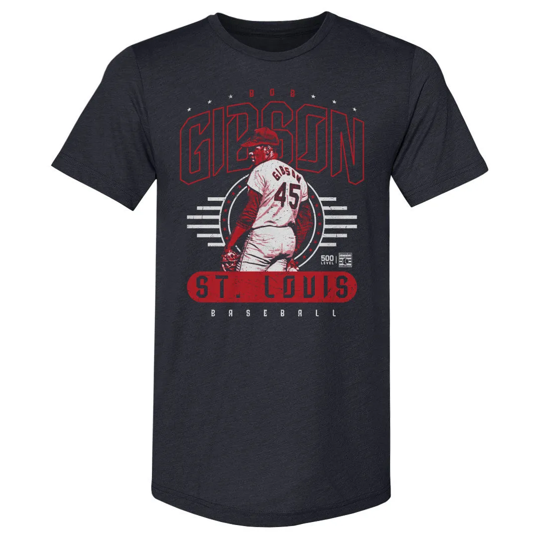 Bob Gibson St. Louis Player Name WHT sold by 500 Level