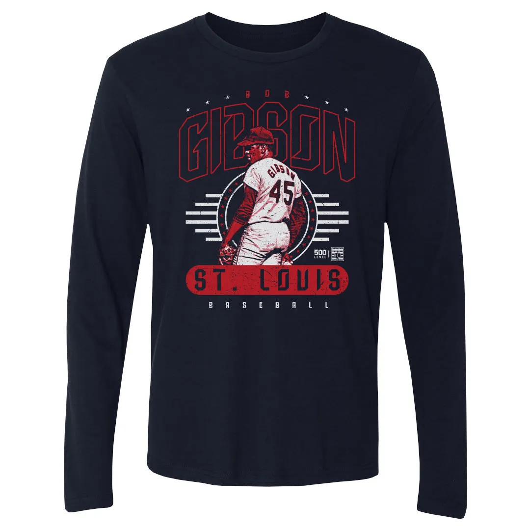 Bob Gibson St. Louis Player Name WHT sold by 500 Level