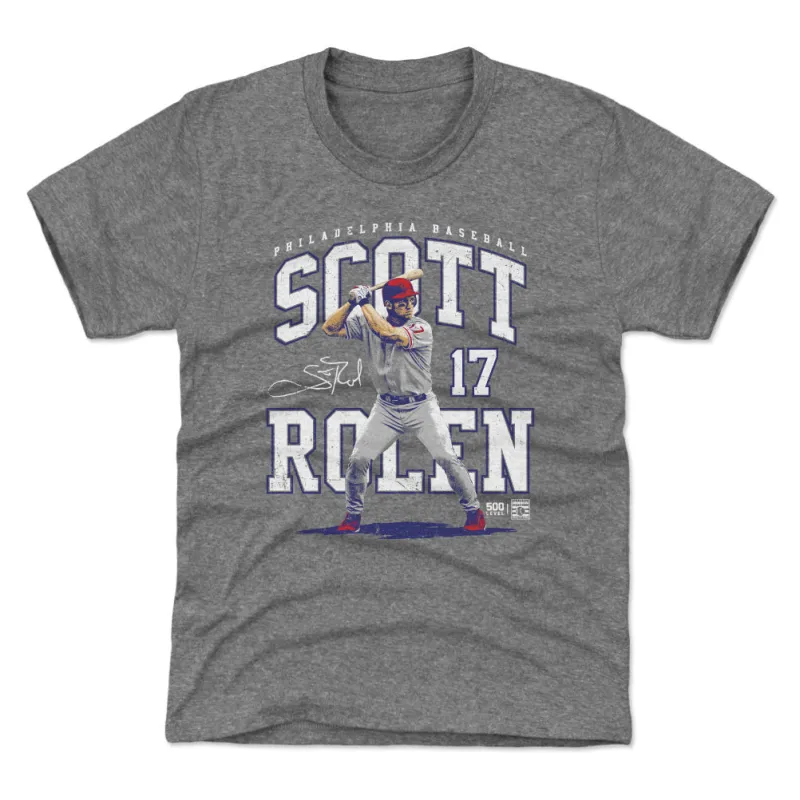 Scott Rolen Philadelphia Player Name WHT sold by 500 Level
