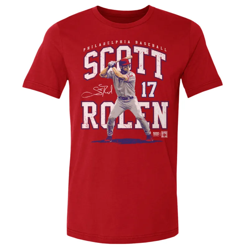 Scott Rolen Philadelphia Player Name WHT sold by 500 Level