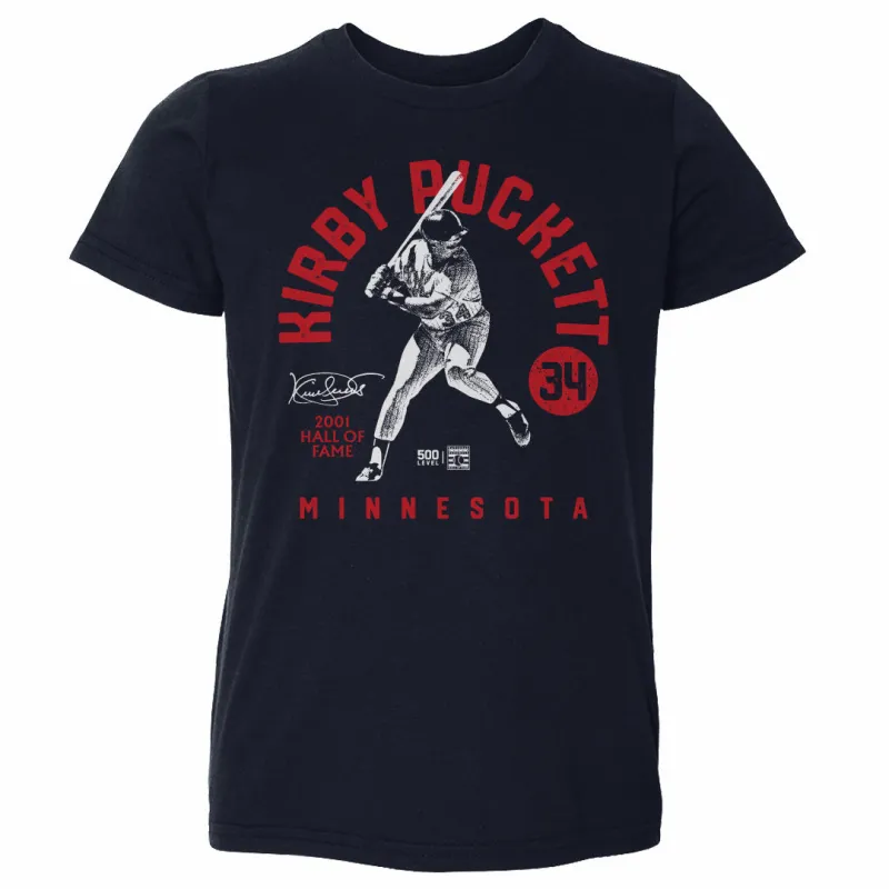 Kirby Puckett Minnesota Retro Arc WHT sold by 500 Level