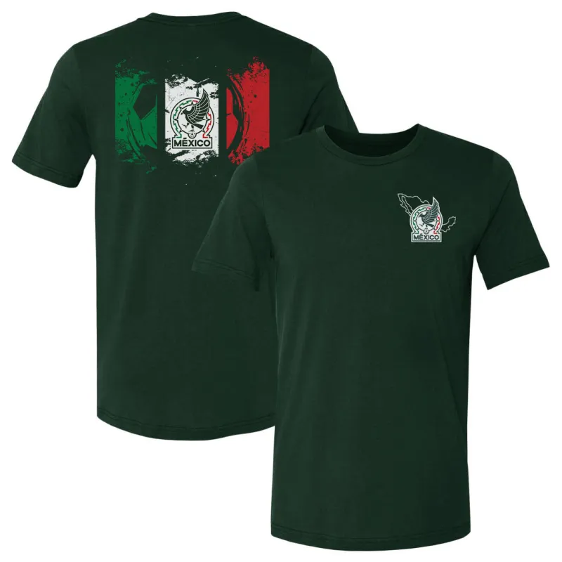 Mexico National Team Grunge Flag F&B WHT sold by 500 Level