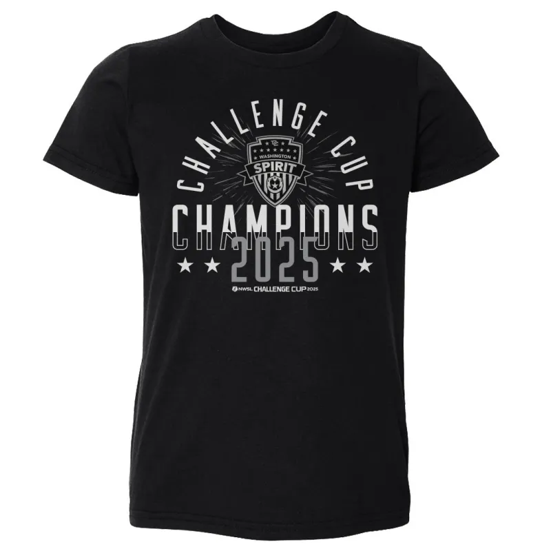 Washington Spirit NWSL Challenge Cup Champions 2025 WHT sold by 500 Level