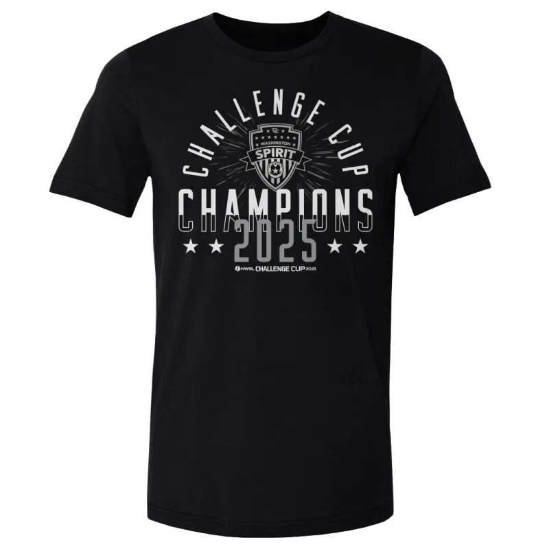 Washington Spirit NWSL Challenge Cup Champions 2025 WHT sold by 500 Level