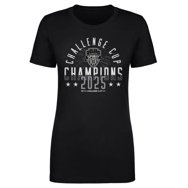 Washington Spirit NWSL Challenge Cup Champions 2025 WHT sold by 500 Level