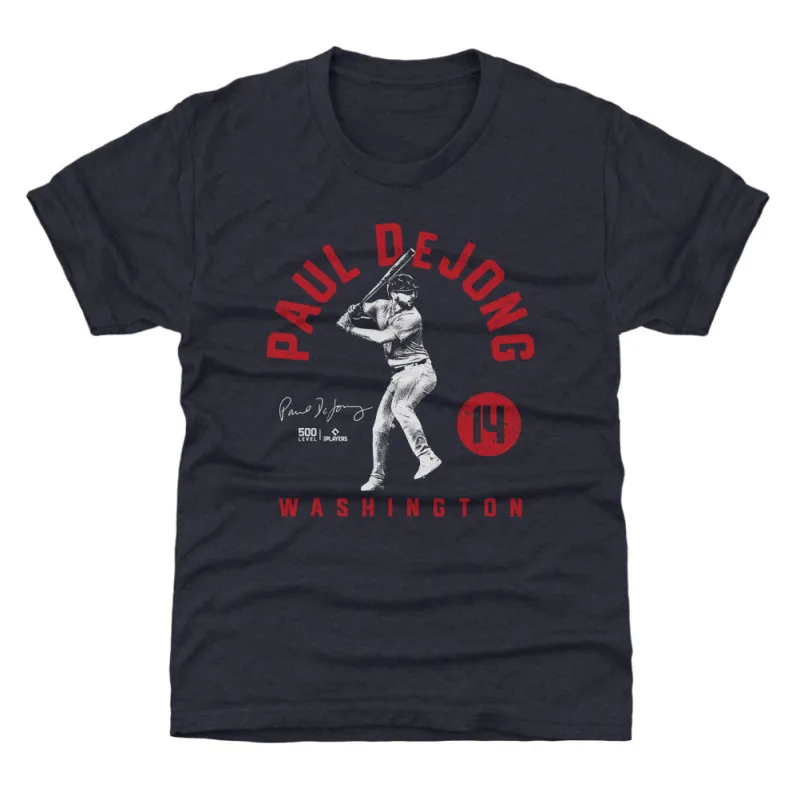 Paul DeJong Washington Retro Arc WHT sold by 500 Level