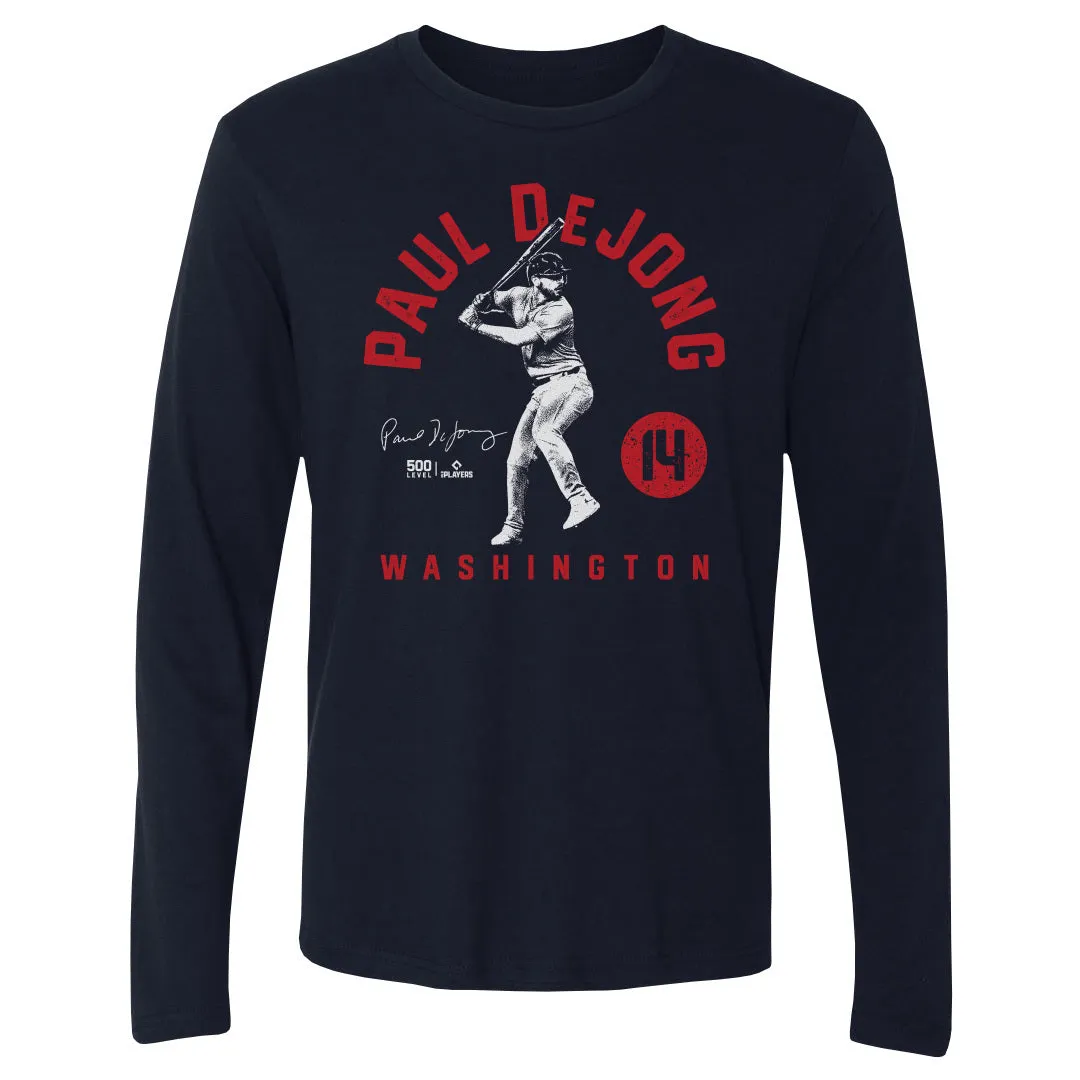 Paul DeJong Washington Retro Arc WHT sold by 500 Level
