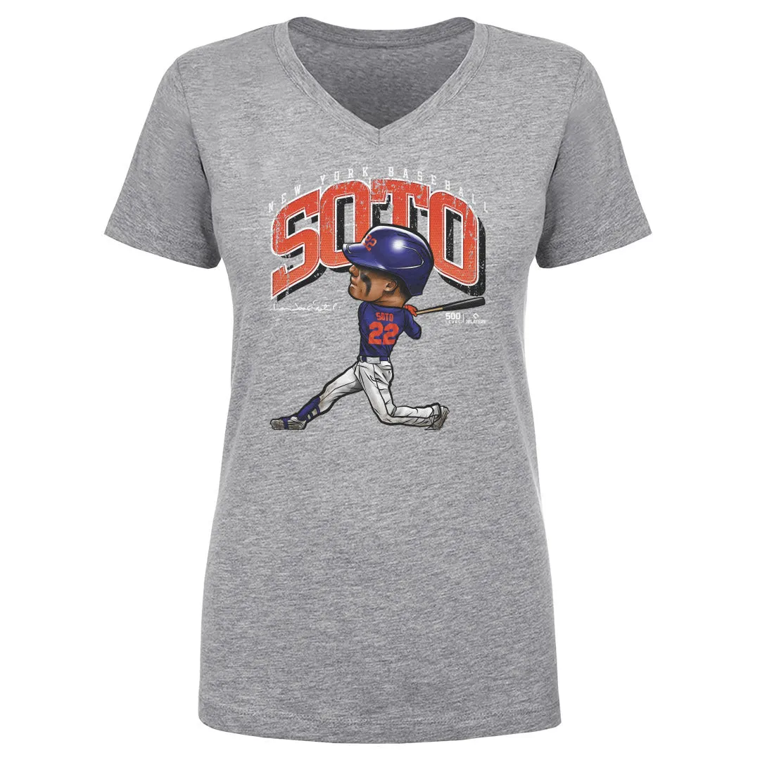Juan Soto New York M Cartoon WHT sold by 500 Level