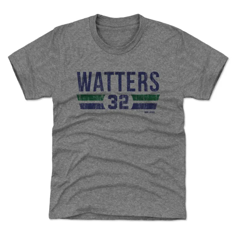 Ricky Watters Seattle Font sold by 500 Level