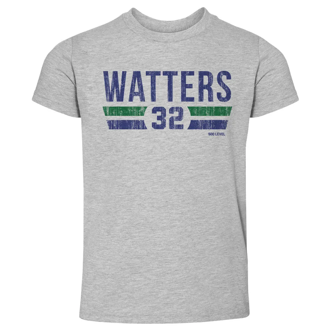 Ricky Watters Seattle Font sold by 500 Level