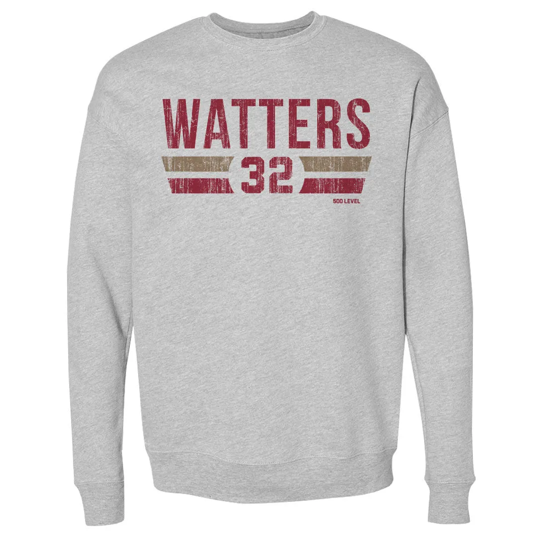 Ricky Watters San Francisco Font sold by 500 Level