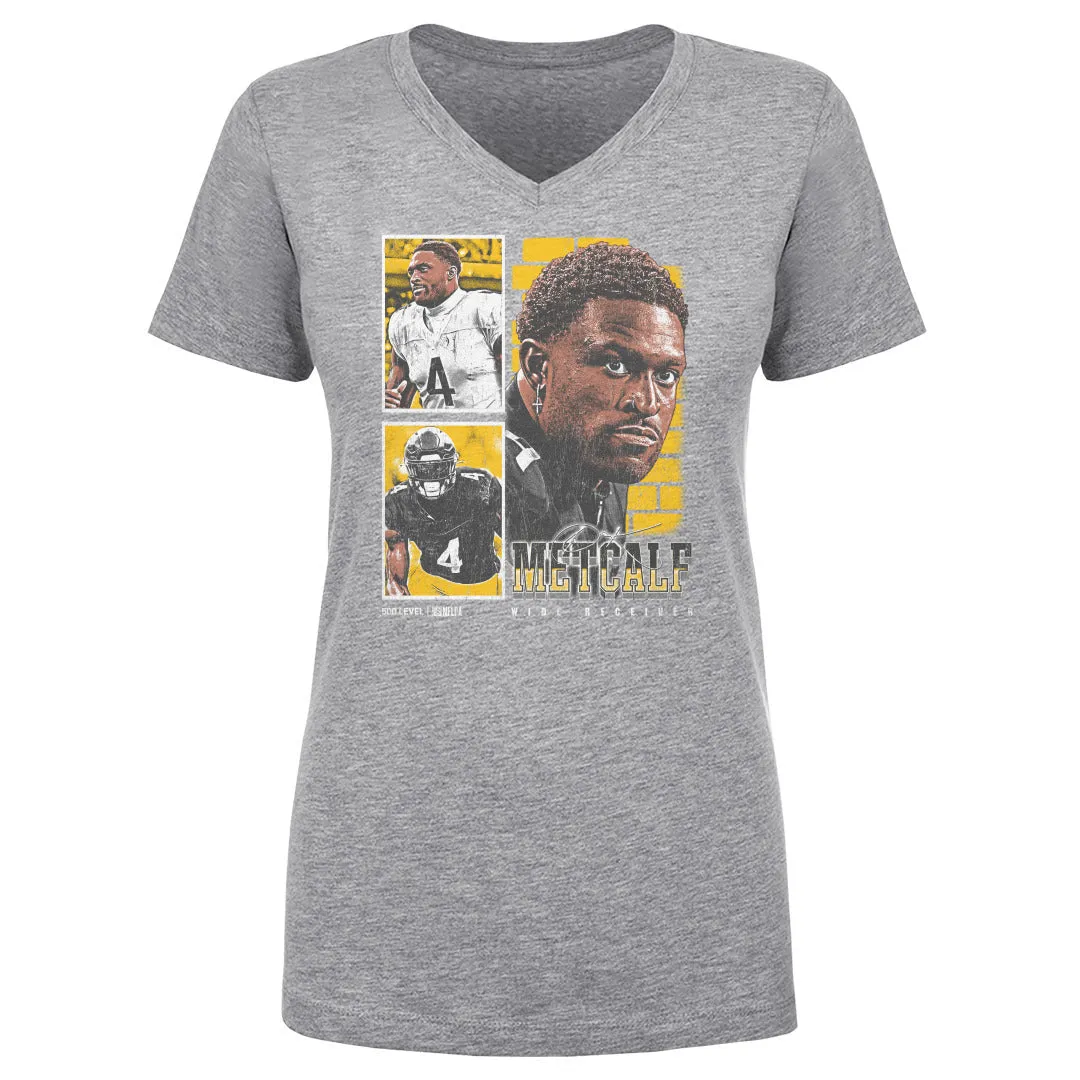 DK Metcalf Pittsburgh Vintage WHT sold by 500 Level