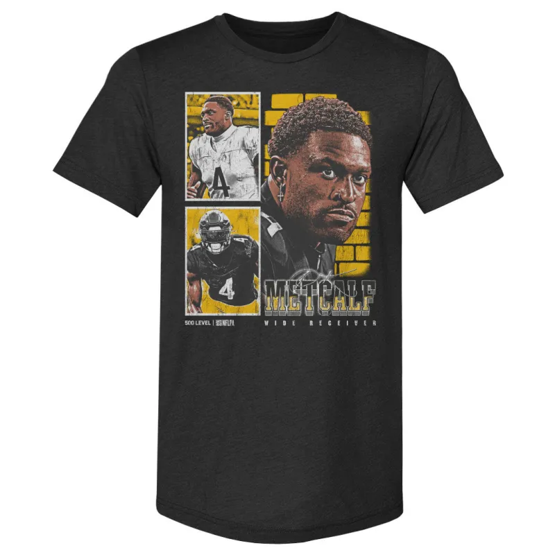 DK Metcalf Pittsburgh Vintage WHT sold by 500 Level