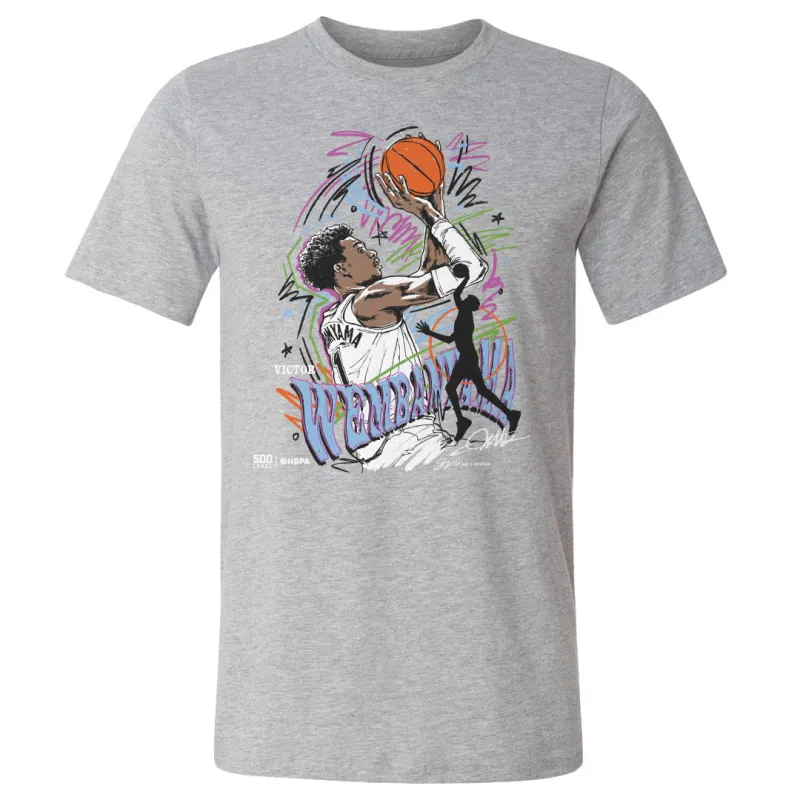 Victor Wembanyama San Antonio Scribble WHT sold by 500 Level