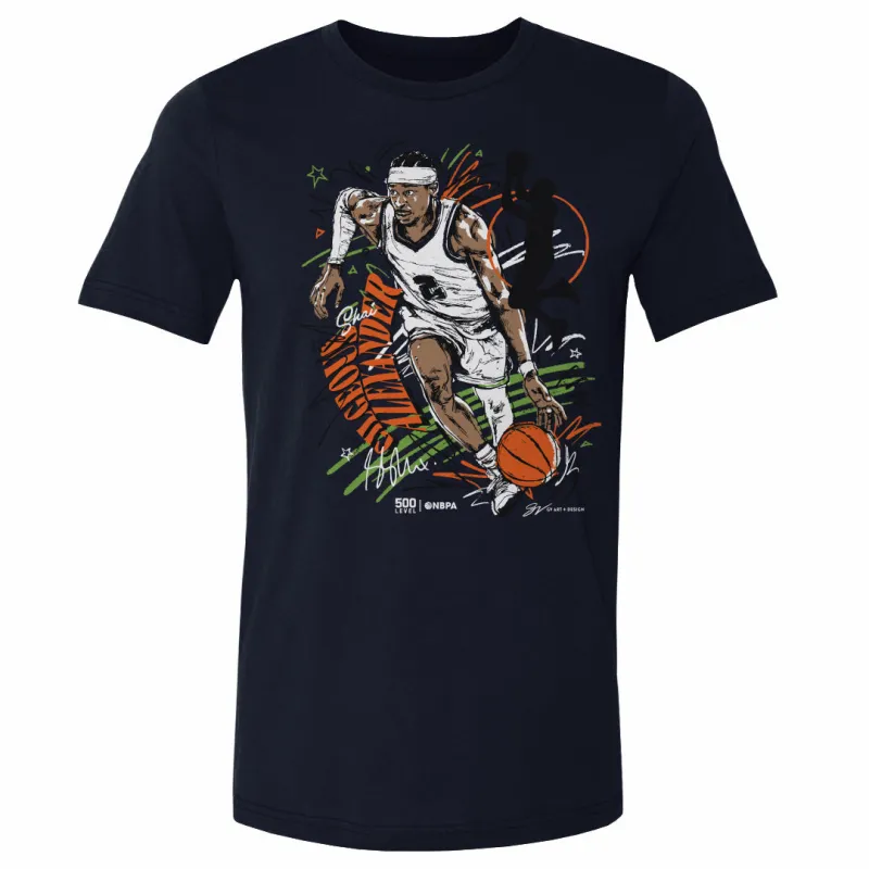 Shai Gilgeous-Alexander Oklahoma City Scribble WHT sold by 500 Level