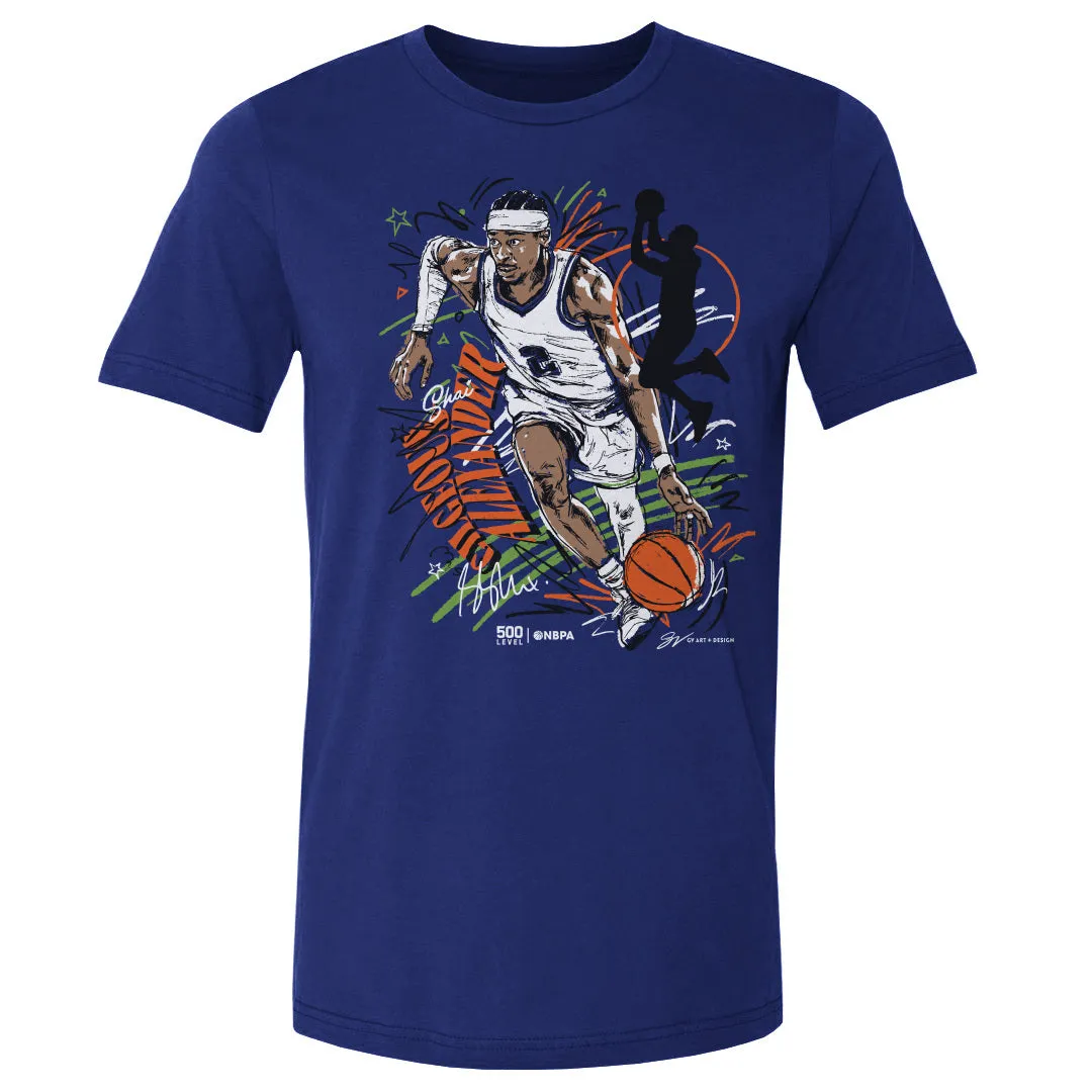 Shai Gilgeous-Alexander Oklahoma City Scribble WHT sold by 500 Level product image thumbnail 2