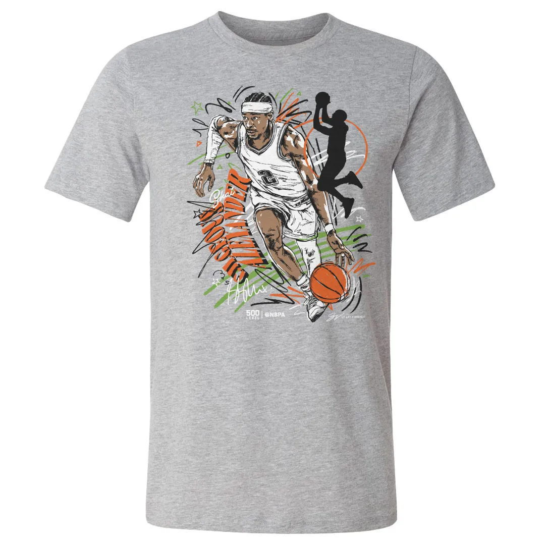 Shai Gilgeous-Alexander Oklahoma City Scribble WHT sold by 500 Level product image thumbnail 3