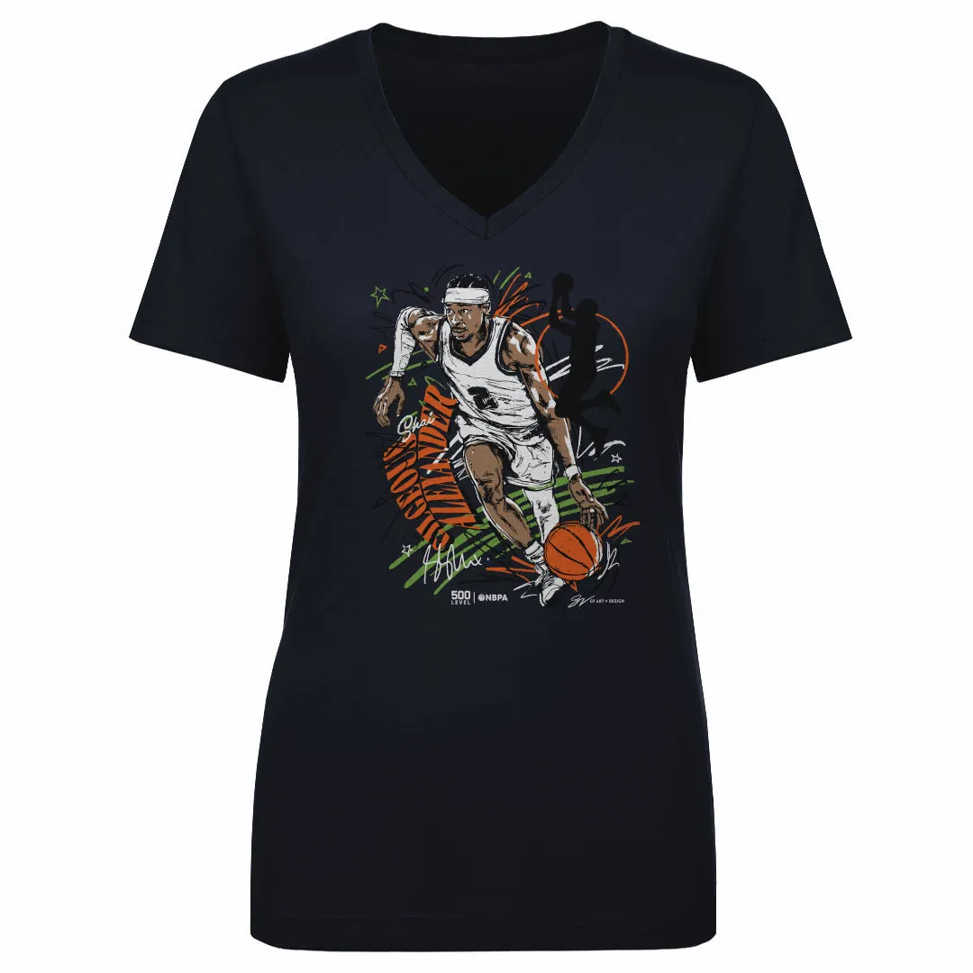 Shai Gilgeous-Alexander Oklahoma City Scribble WHT sold by 500 Level product image thumbnail 2