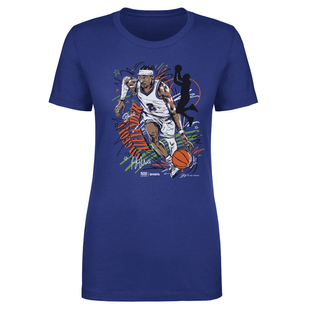 Shai Gilgeous-Alexander Oklahoma City Scribble WHT sold by 500 Level product image thumbnail 2
