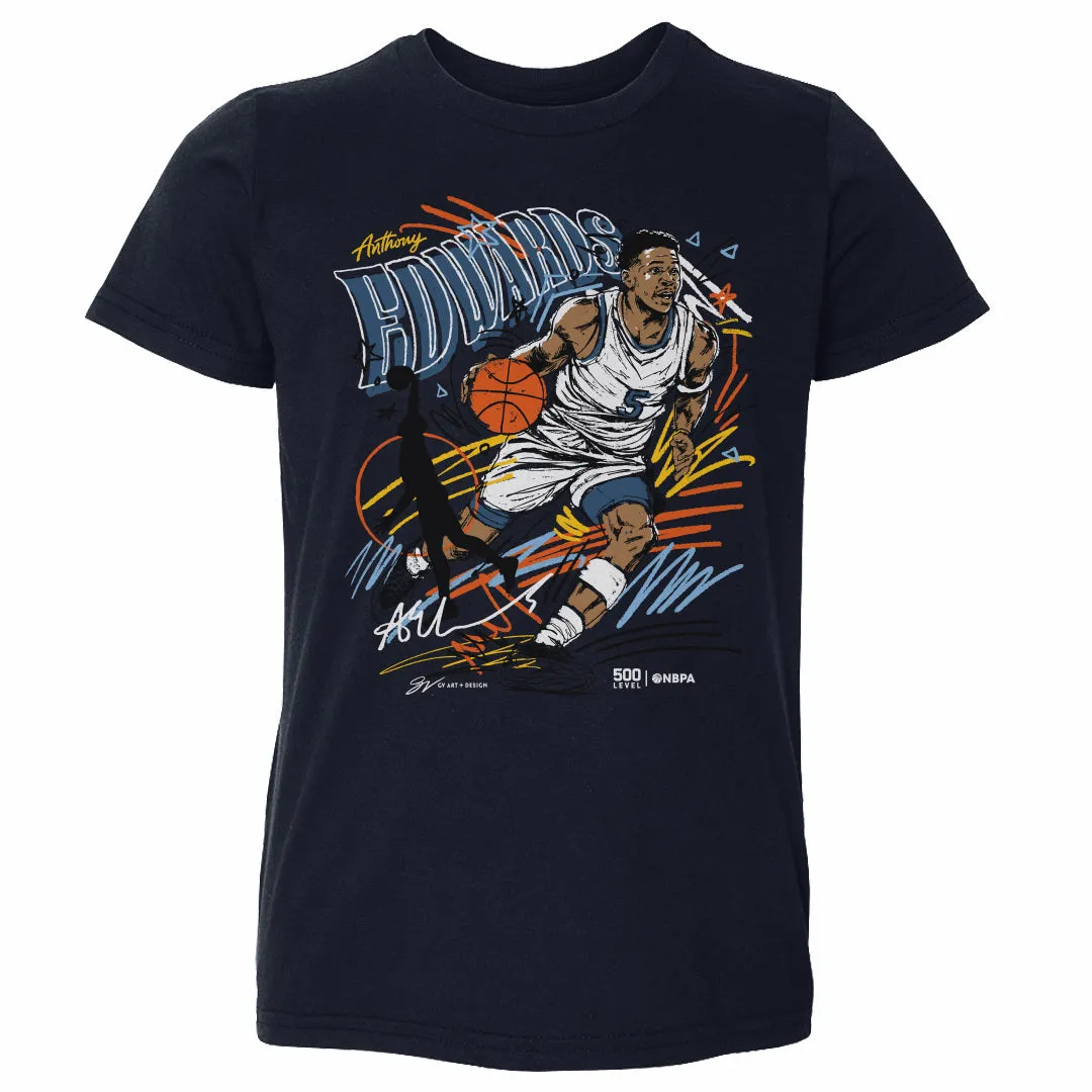 Anthony Edwards Minnesota Scribble WHT sold by 500 Level product image thumbnail 3
