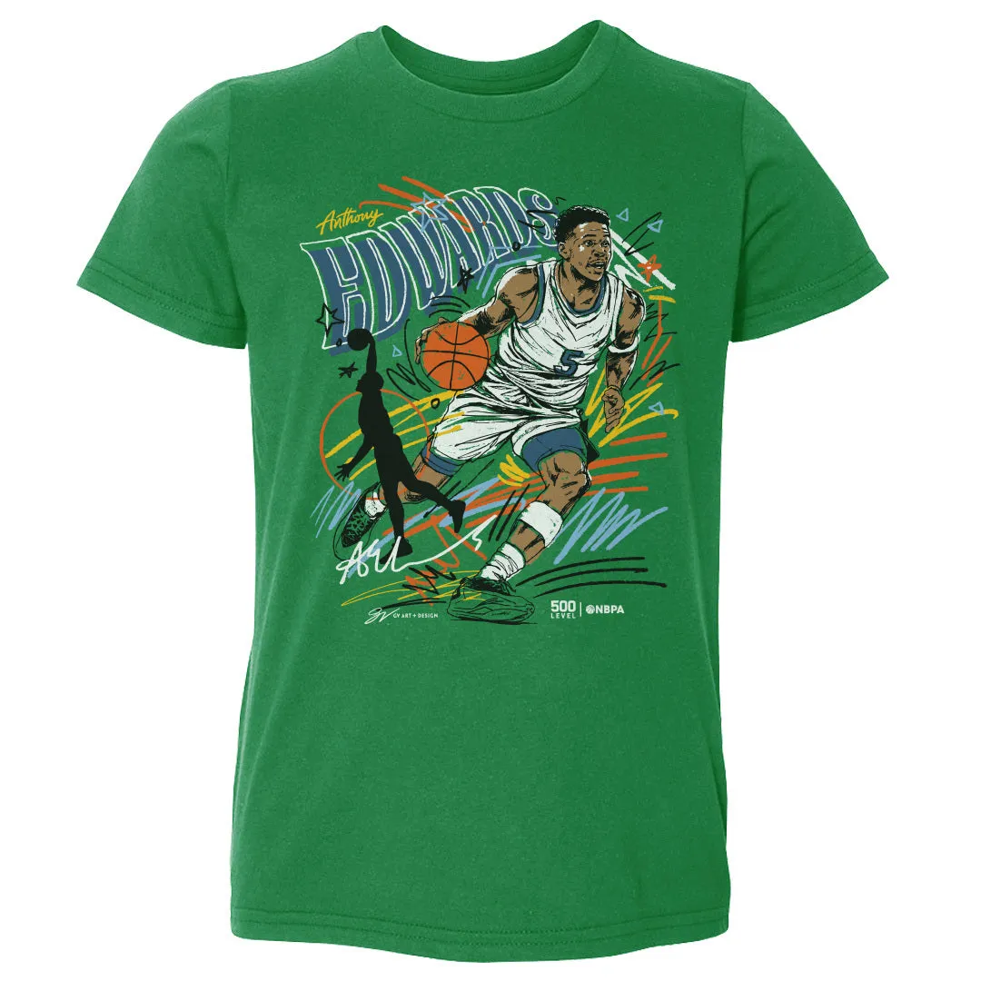 Anthony Edwards Minnesota Scribble WHT sold by 500 Level product image thumbnail 2