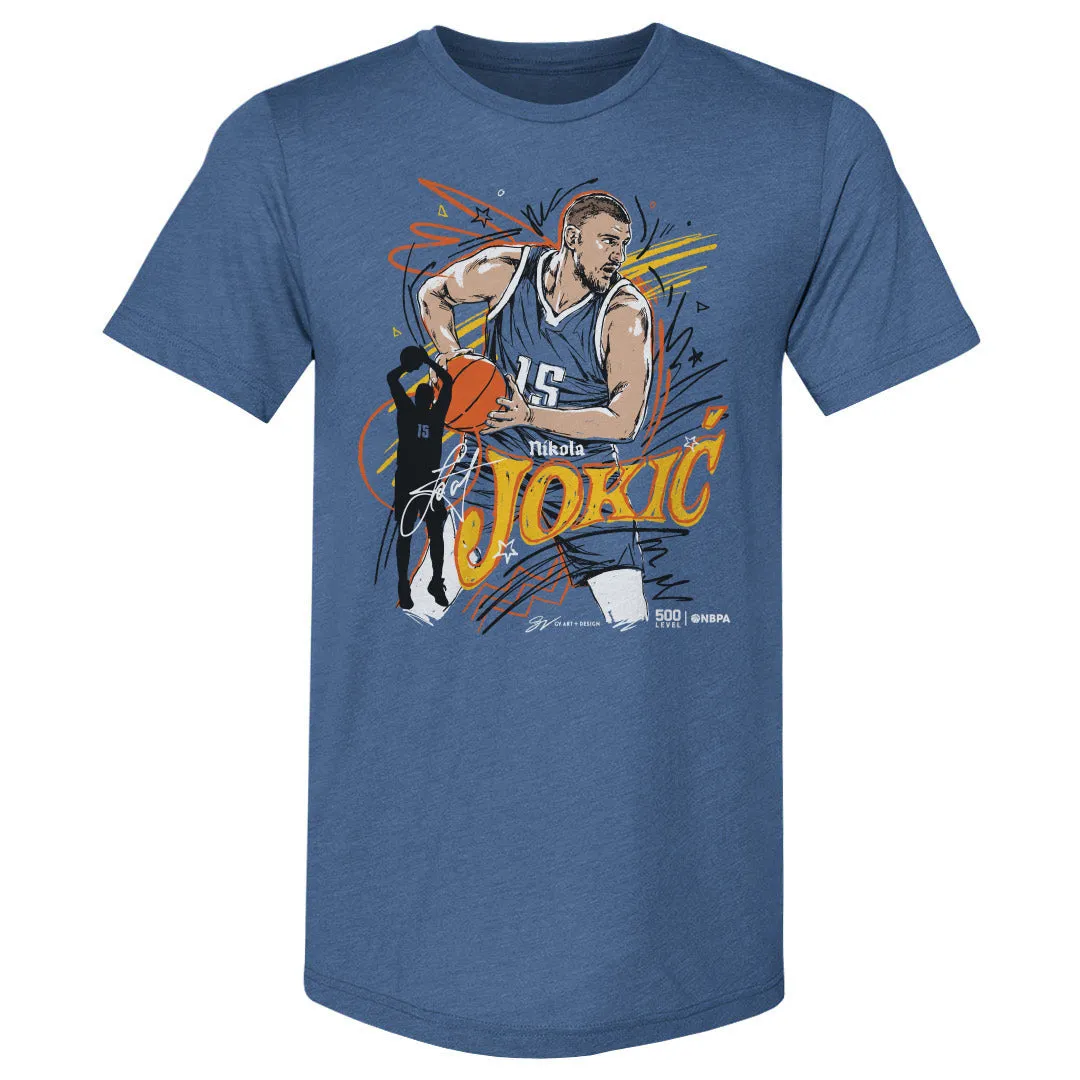 Nikola Jokic Denver Scribble WHT sold by 500 Level product image thumbnail 2