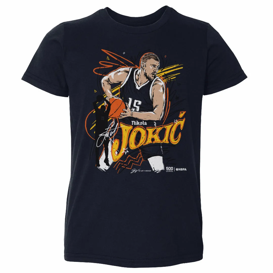 Nikola Jokic Denver Scribble WHT sold by 500 Level