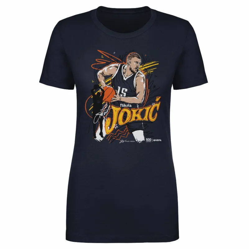 Nikola Jokic Denver Scribble WHT sold by 500 Level
