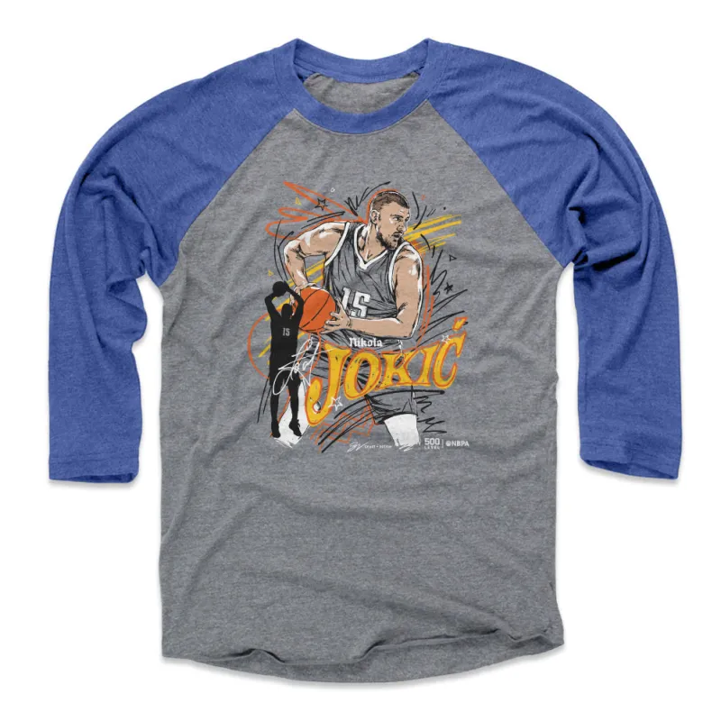 Nikola Jokic Denver Scribble WHT sold by 500 Level